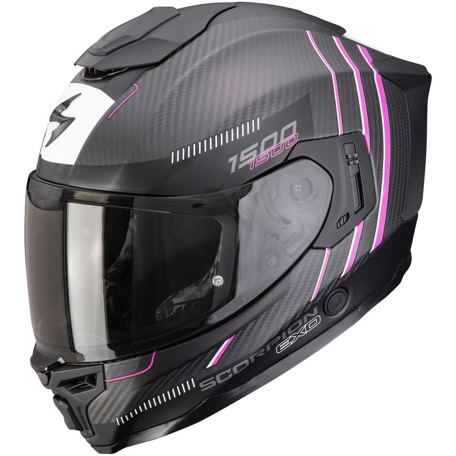Casco Moto Integrale EXO-1500 CARBON AIR ZITY Nero taglia XS
