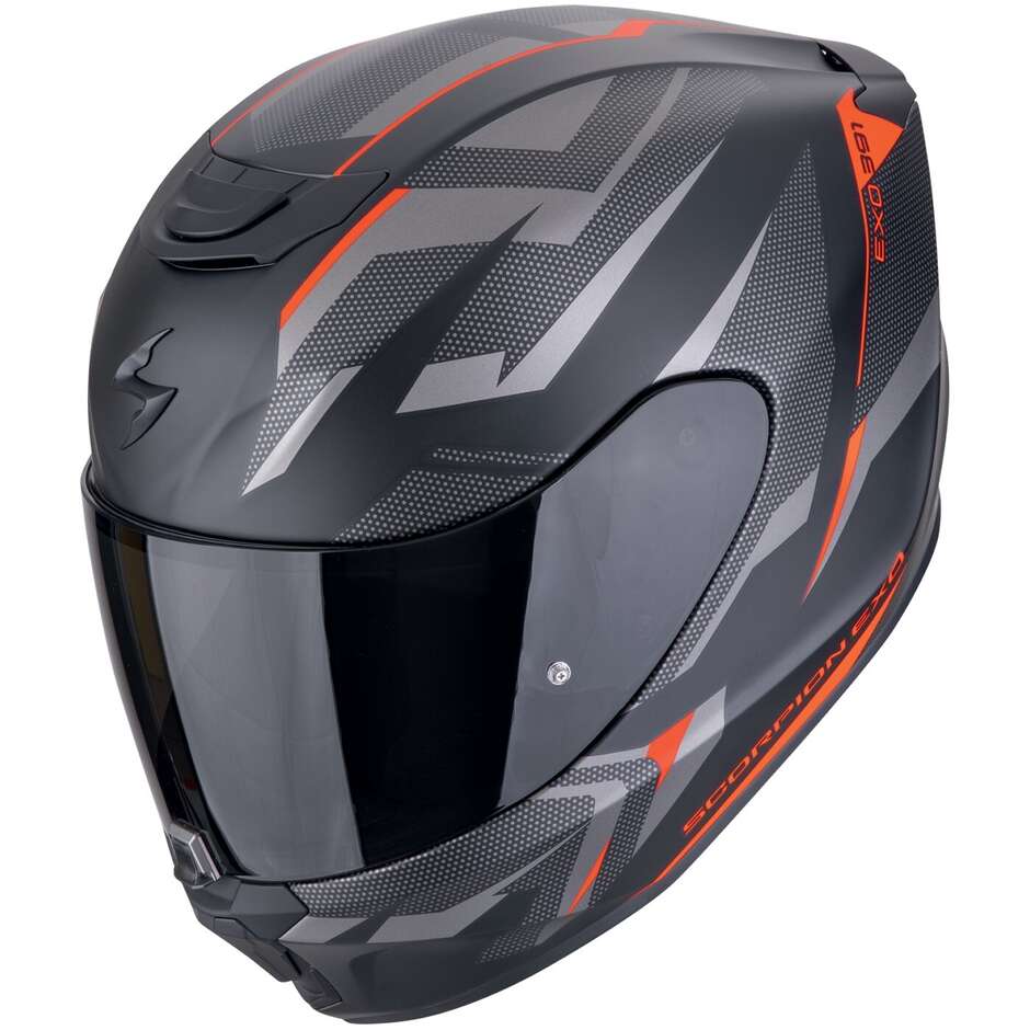 Casco Moto Integrale Scorpion EXO-391 AAXO Nero opaco Rosso