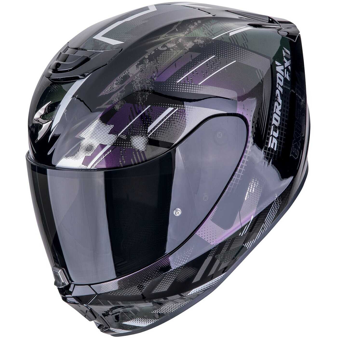 Casco Motociclismo Scorpion EXO-391 Nero Opaco - Visiera Pinlock, Interni Rimovibili, Ellip-Tec System