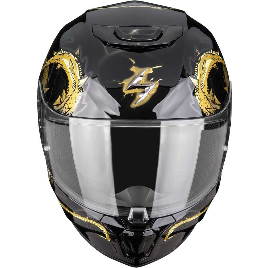 Casco Moto Integrale Scorpion EXO-391 MUMIA Nero Camaleonte