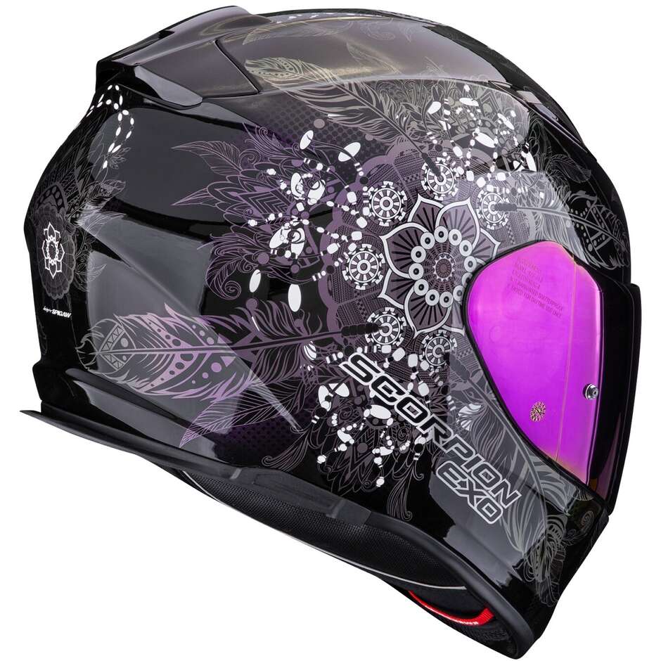 Casco Moto Integrale Scorpion EXO-491 DREAM Nero Camaleonte