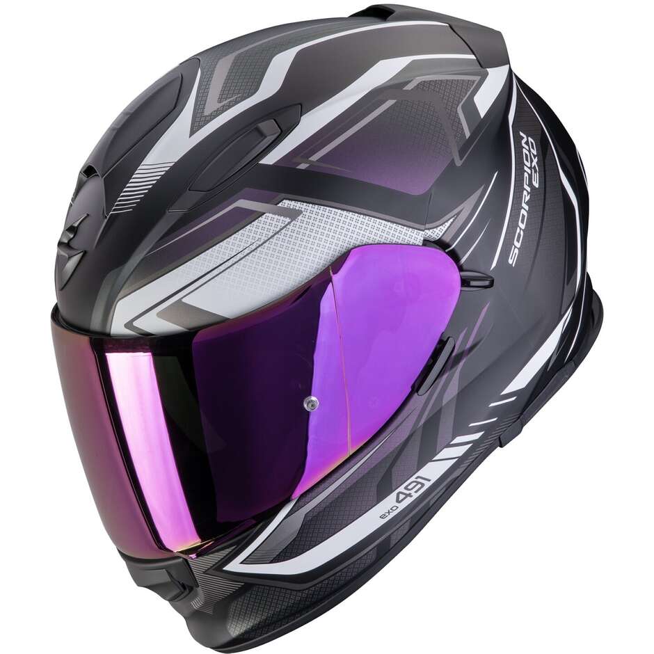 Casco Moto Integrale EXO-491 ZUMO Nero opaco Cangia taglia XL