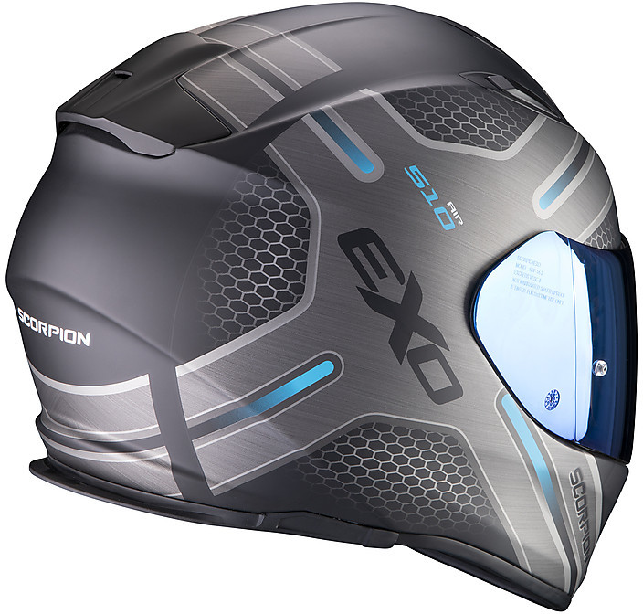 Casco Moto ProtectWEAR Design Drago - Nero, Omologato ECE 22-05, Con Visiera E Borsa