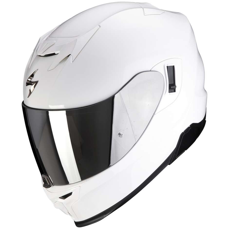 Casco Moto Integrale Scorpion EXO-520 AIR Solid Bianco