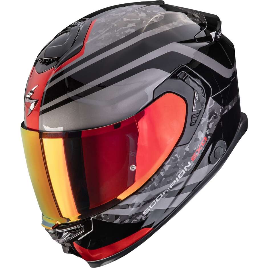 Casco Moto Integrale EXO-GT SP AIR ARTEN Nero Rosso taglia S