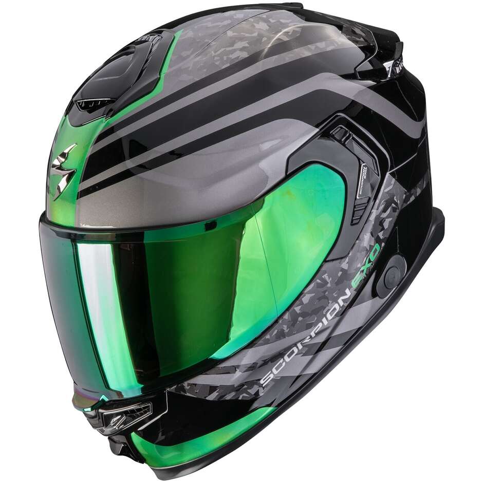 Casco Moto Integrale EXO-GT SP AIR ARTEN Nero Verde taglia M