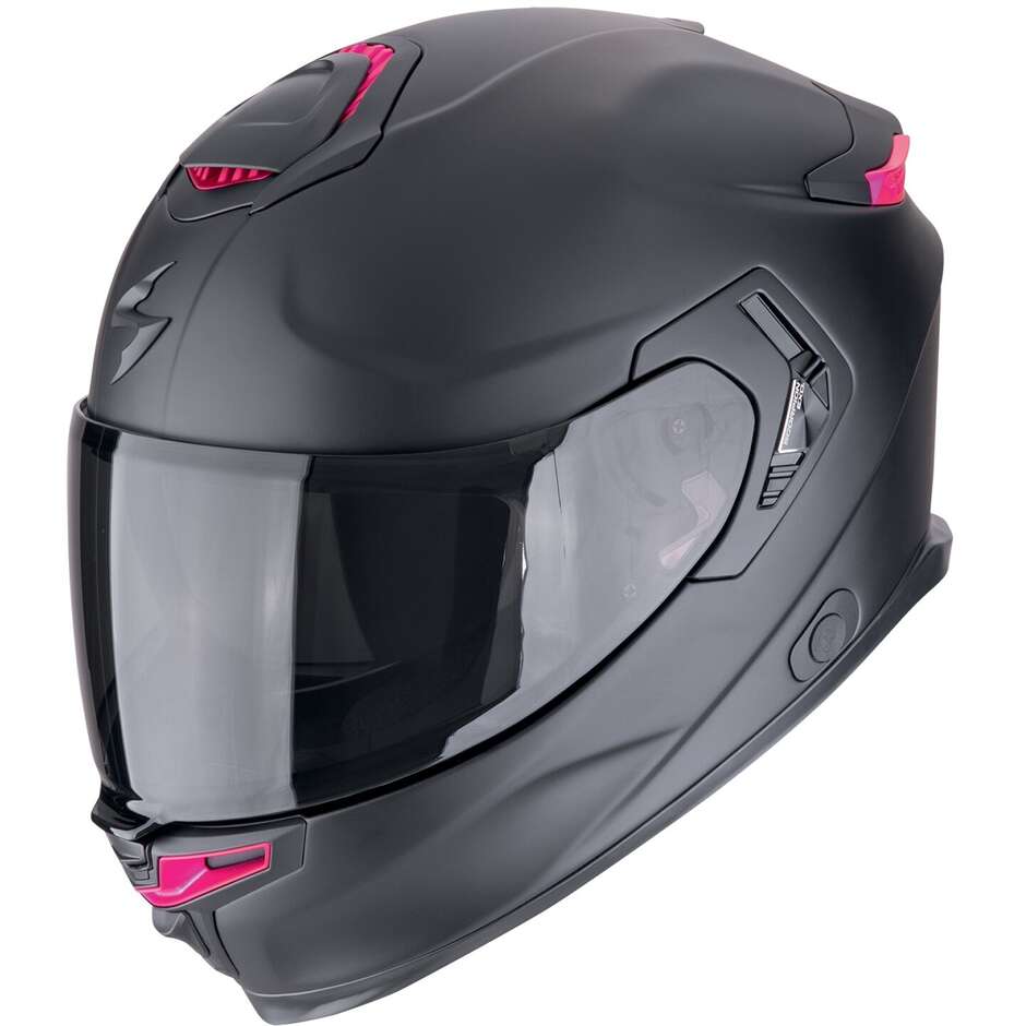 Casco Moto Integrale Scorpion EXO-GT SP AIR Nero opaco Rosa