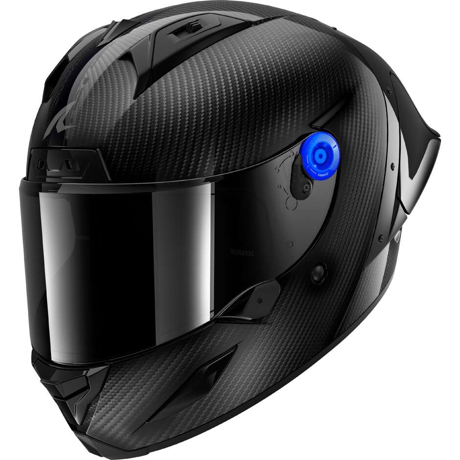 Casco Moto Integrale Shark AERON-GP FIM RACING #1 FULL CARBON Carbonio Nero Carbonio