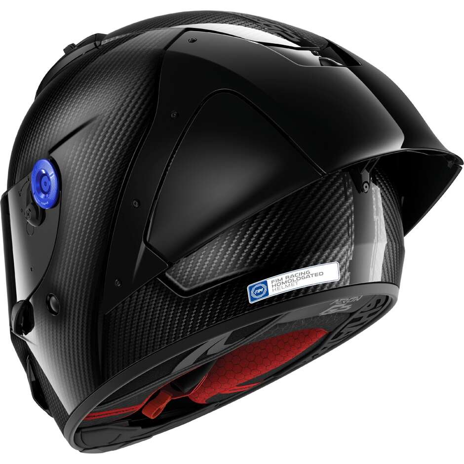 Casco Moto Integrale Shark AERON-GP FIM RACING #1 FULL CARBON Carbonio Nero Carbonio