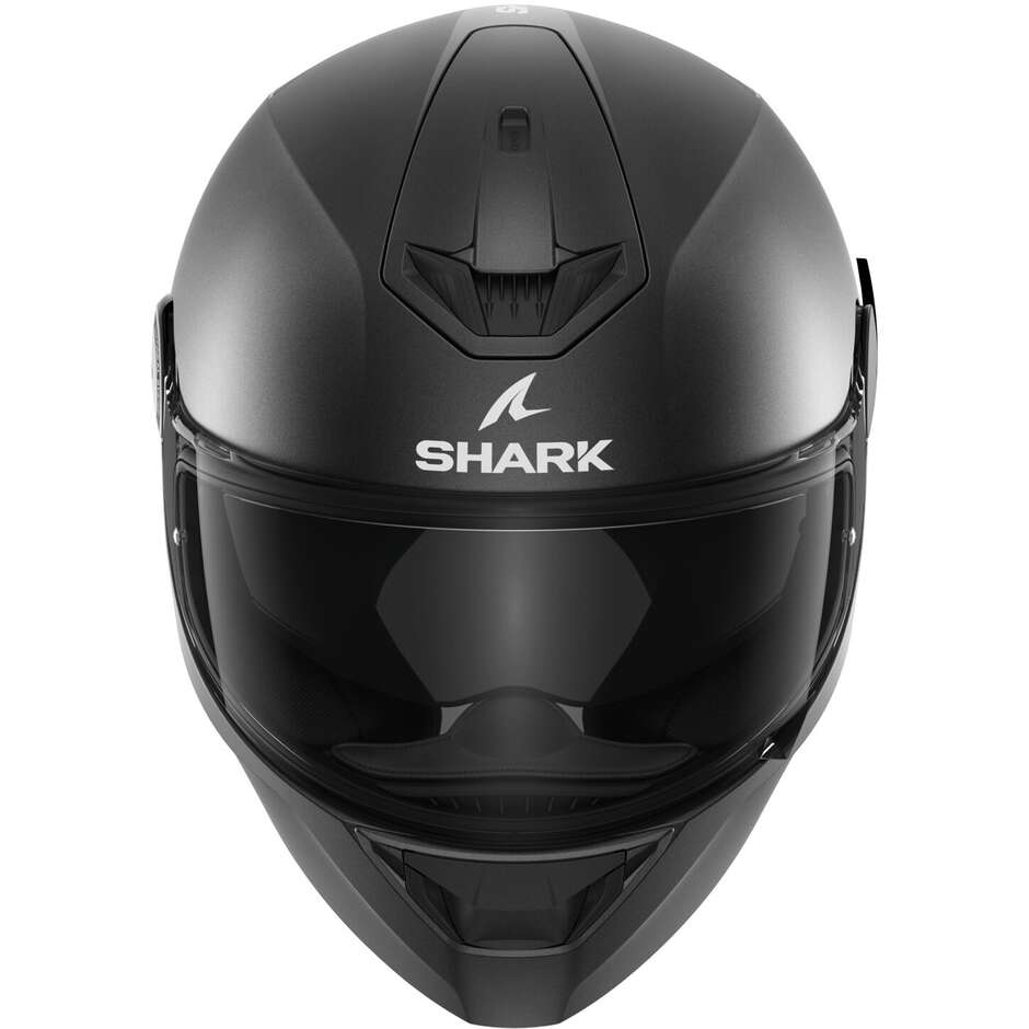 Casco Moto Integrale Shark D-SKWAL 2 BLANK Opaco Grigio Opaco