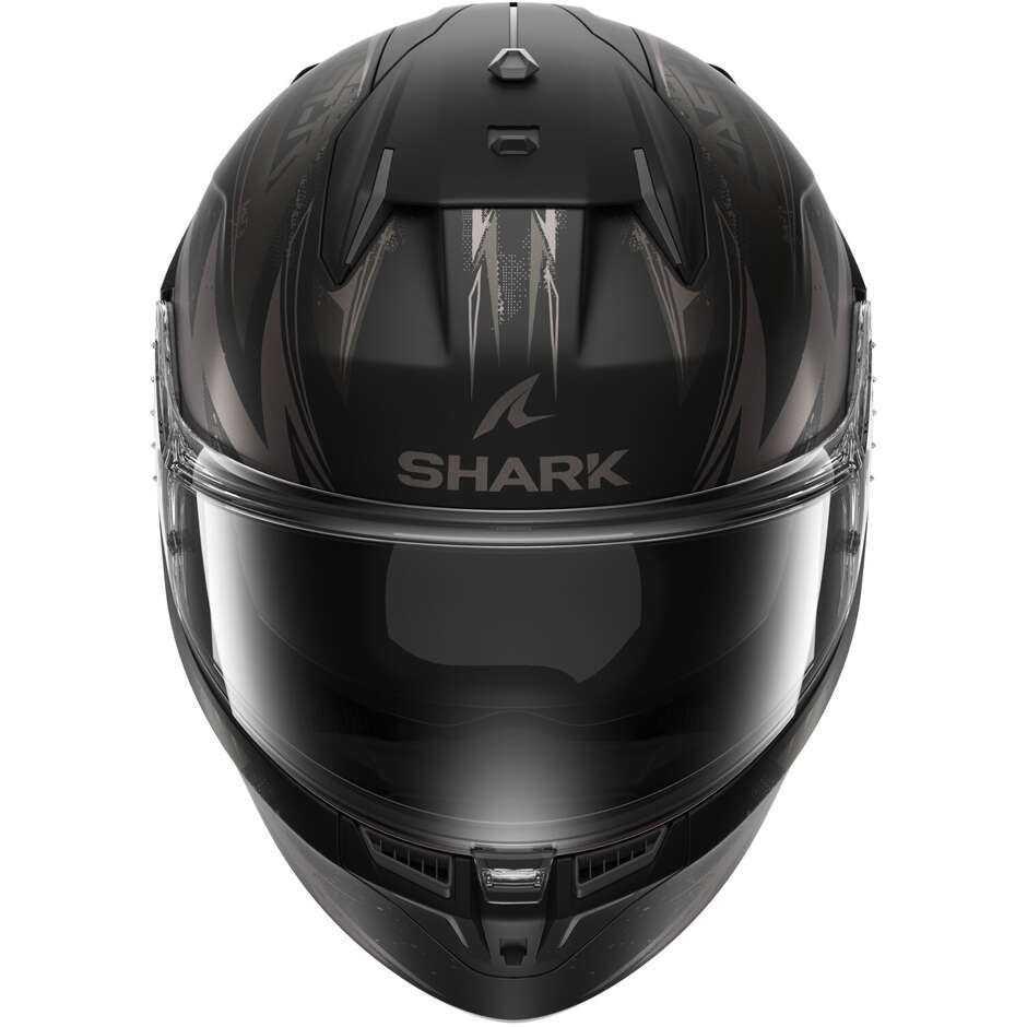 Casco Moto Integrale Shark D-SKWAL 3 BLAST-R MAT Nero Antracite Antracite