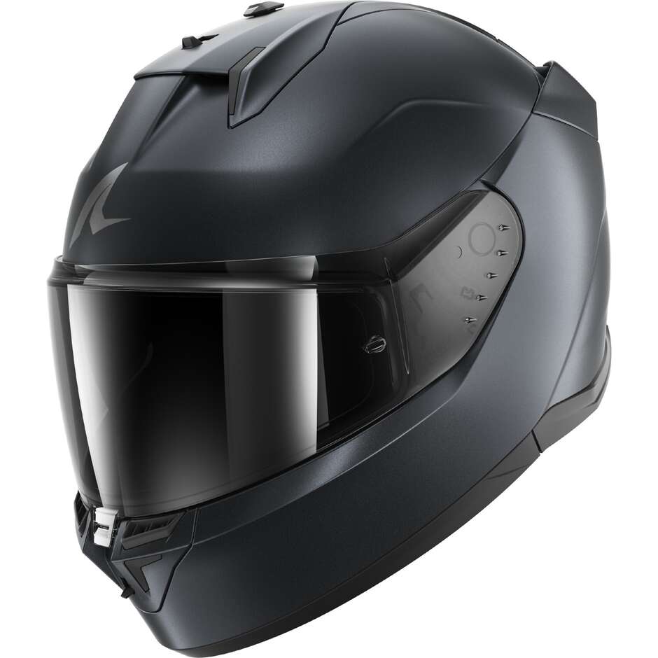 Casco Moto Integrale Shark D-SKWAL 3 DARK SHADOW  Blu Steel Opaco