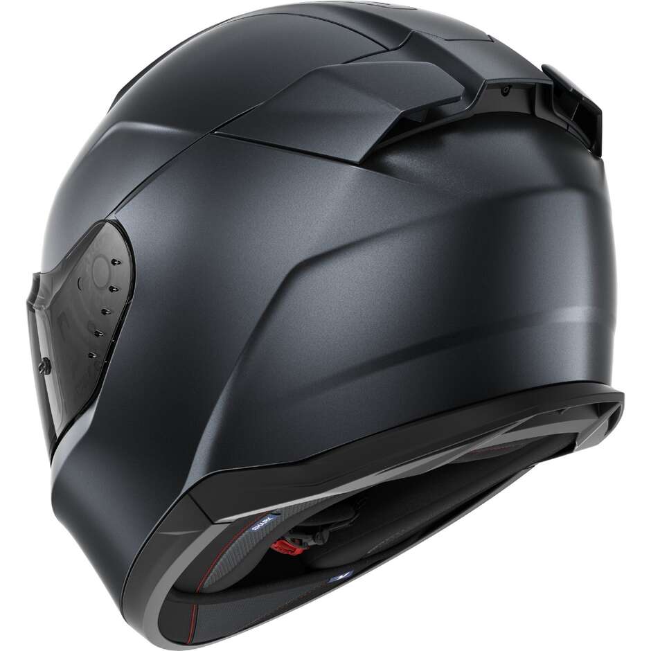 Casco Moto Integrale Shark D-SKWAL 3 DARK SHADOW  Blu Steel Opaco