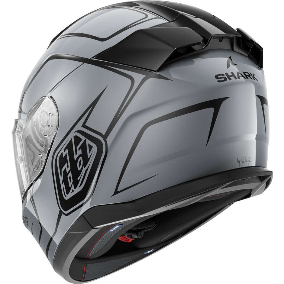 Casco Moto Integrale Shark D-SKWAL 3  DRONE Argento Nero Argento