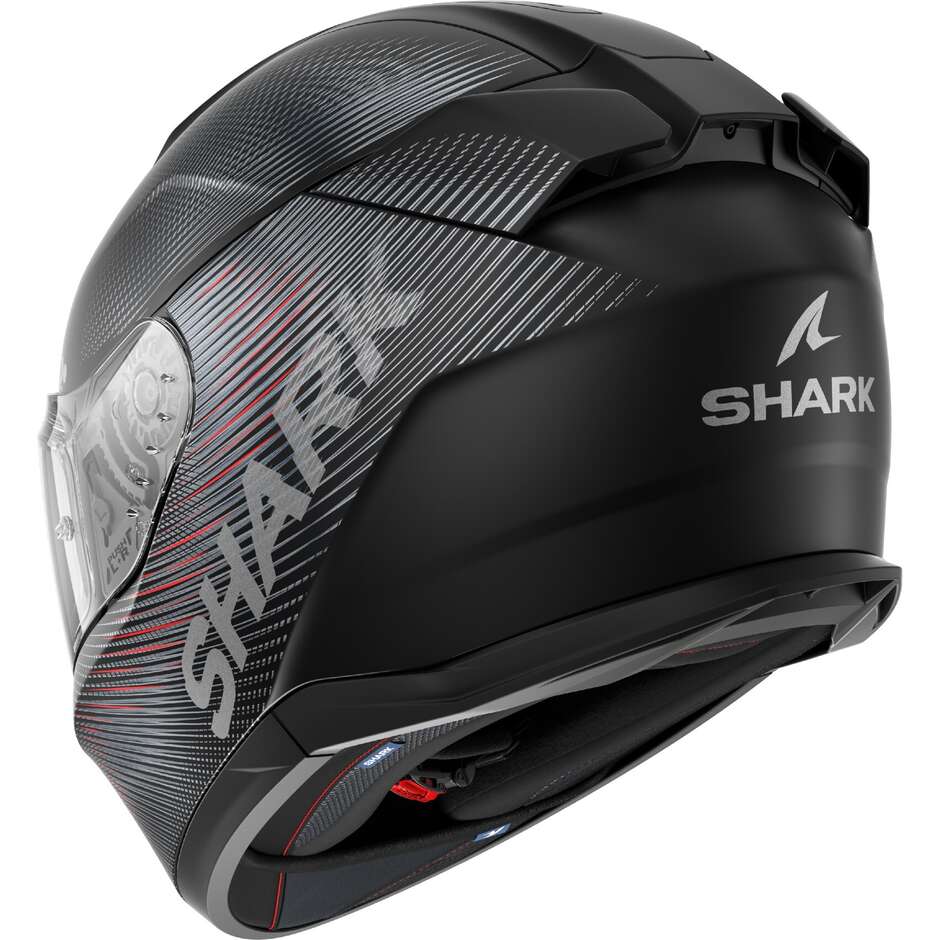 Casco Moto Integrale Shark D-SKWAL 3 SP LYNE Nero Antracite Rosso