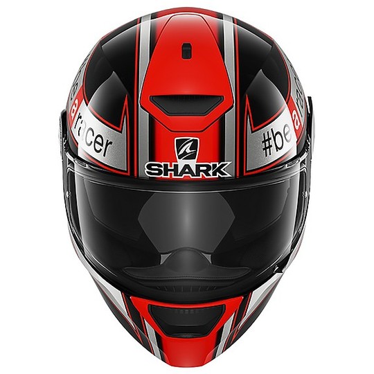 Casco Moto Integrale Shark D-SKWAL SAM LOWES Nero Arancio Silver