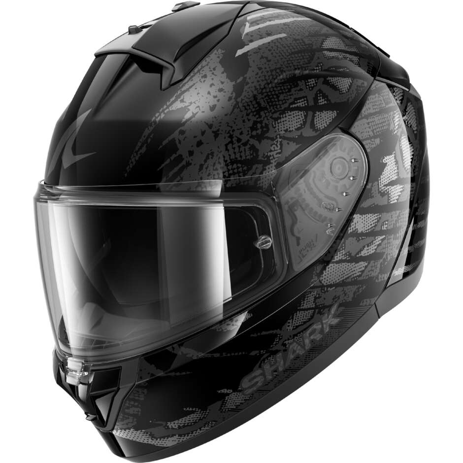 Casco Moto Integrale RIDILL 2 REPTAIA Nero Antracite S taglia L