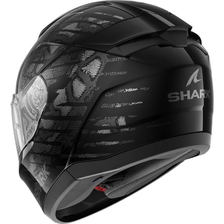 Casco Moto Integrale Shark RIDILL 2 REPTAIA Nero Antracite Silver
