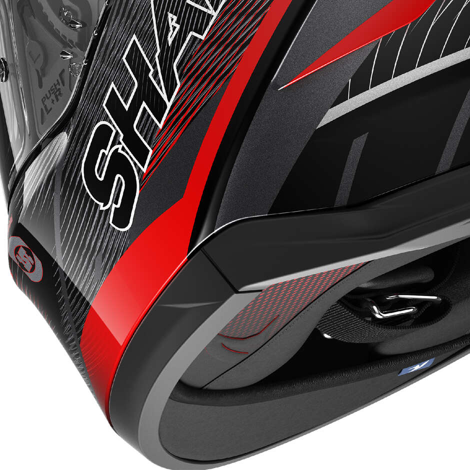 Casco Moto Integrale Shark SKWAL CUP SPEED-TECH Nero Rosso Antracite