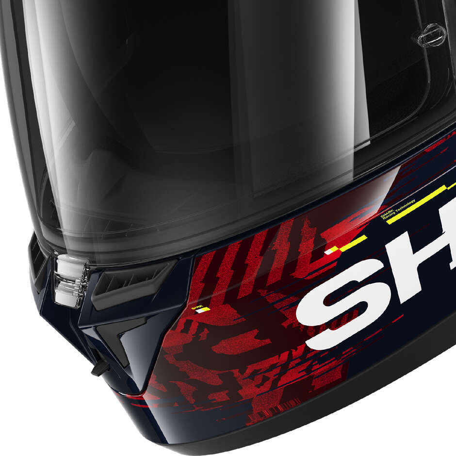 Casco Moto Integrale Shark SKWAL CUP SPEED-VIB Blu Rosso Giallo