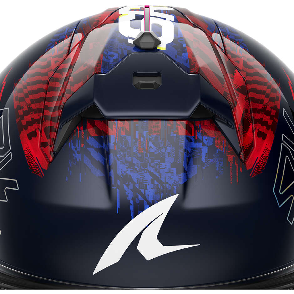 Casco Moto Integrale Shark SKWAL CUP SPEED-VIB Blu Rosso Giallo