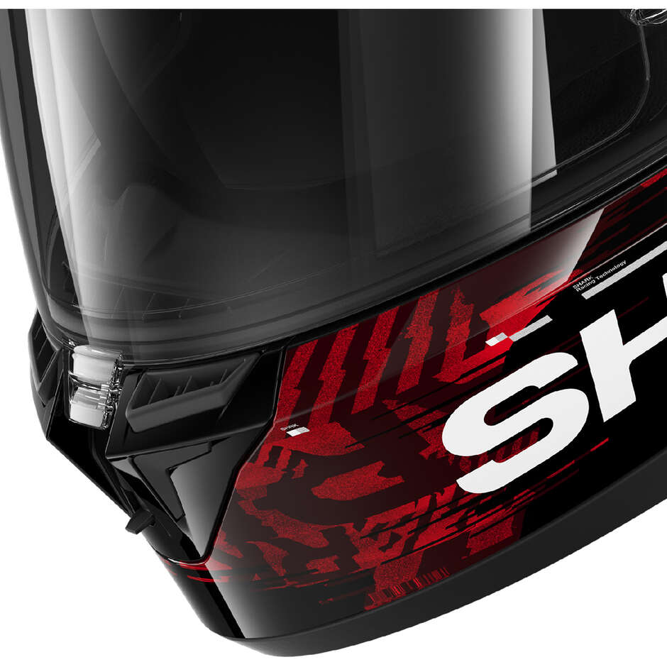 Casco Moto Integrale Shark SKWAL CUP SPEED-VIB Nero Rosso Silver