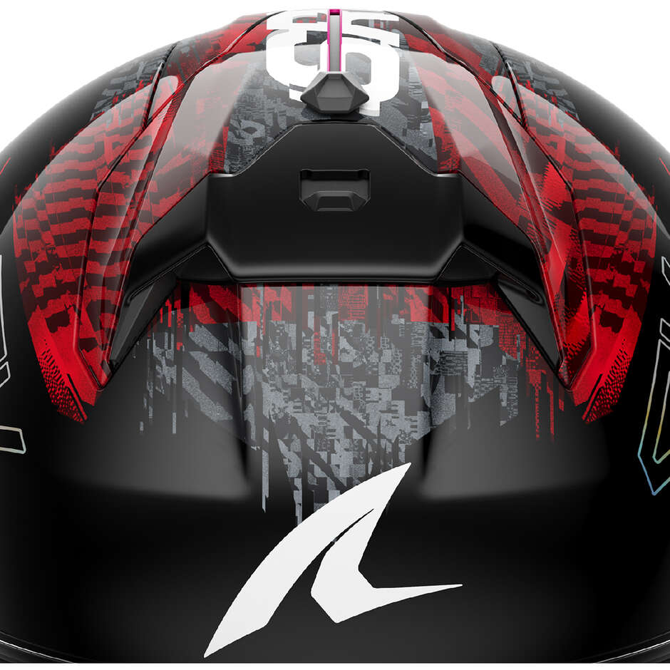 Casco Moto Integrale Shark SKWAL CUP SPEED-VIB Nero Rosso Silver