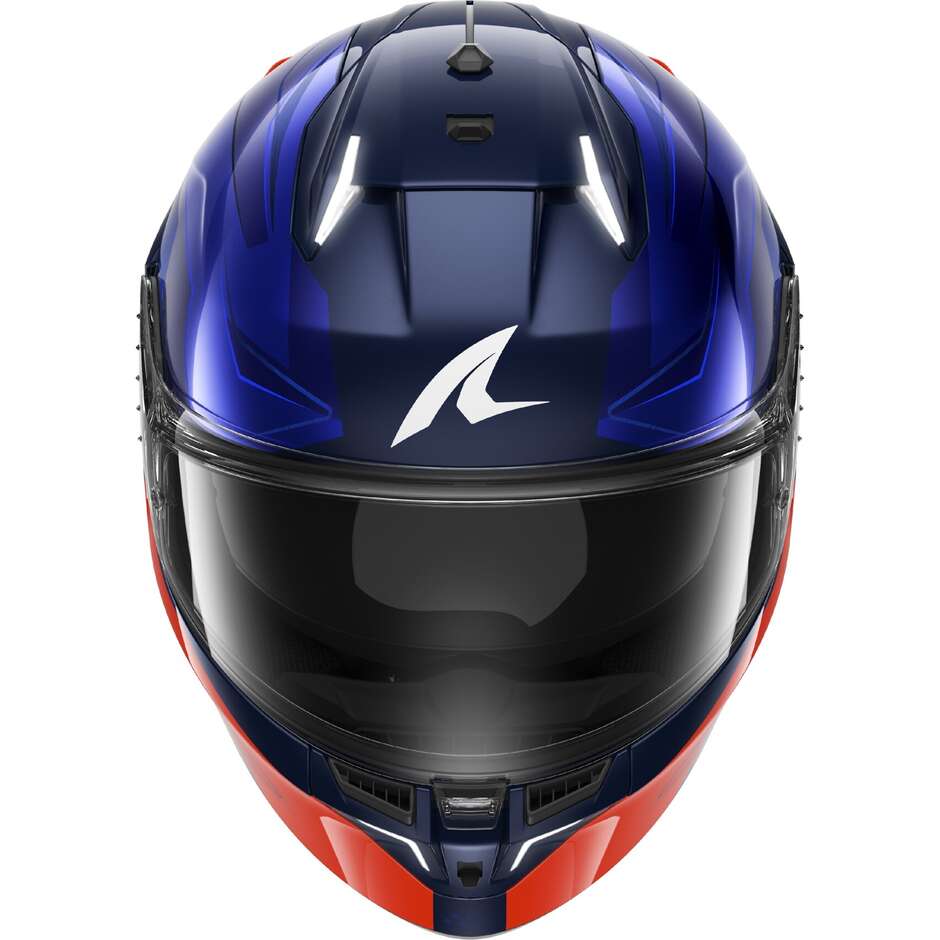 Casco Moto Integrale Shark SKWAL i3 MEKARIUM Blu Arancio