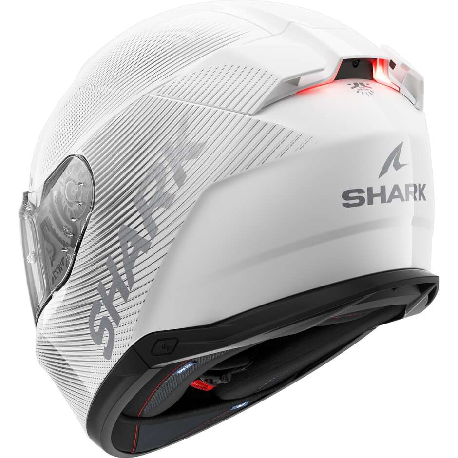 Casco Moto Integrale Shark SKWAL i3 SP LYNE Bianco Silver