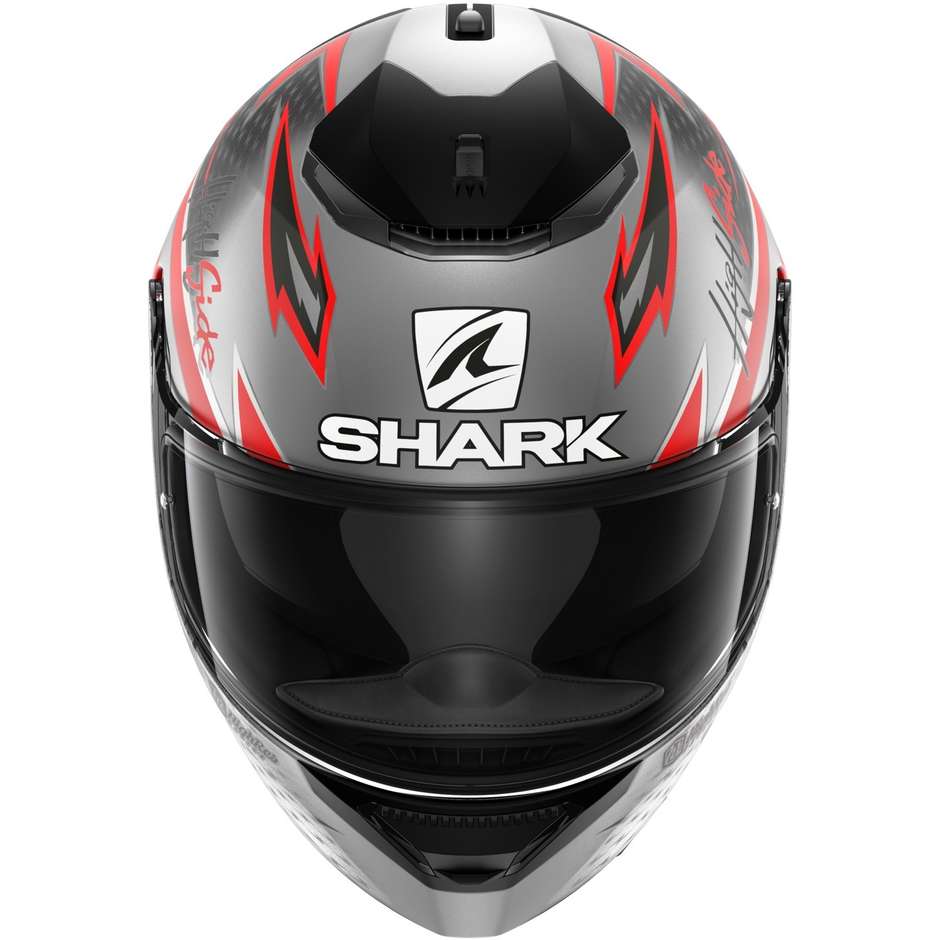 Casco Moto Integrale Shark SPARTAN 1.2 ADRIAN PARASSOL Antracite Antracite Rosso