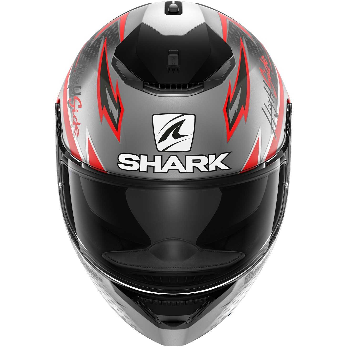 Casco Moto Integrale Shark Spartan 1.2 Blank Red