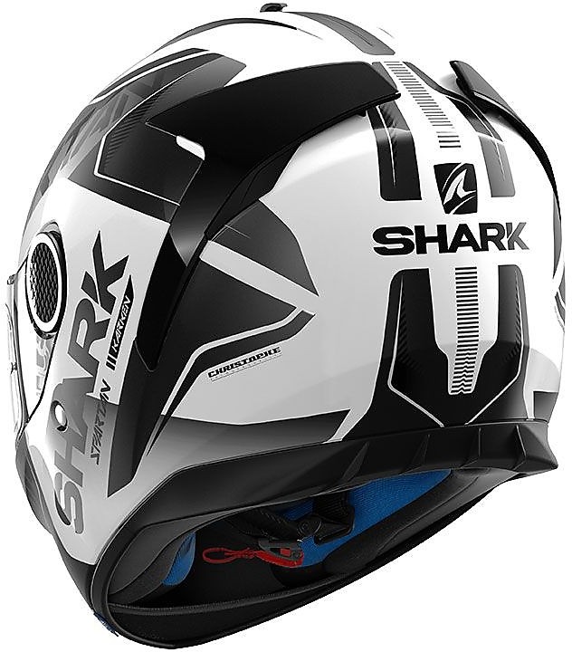 Casco Moto Integrale Shark SPARTAN GT PRO DOKHTA CARBON Carbon Bianco  Arancione Vendita Online 