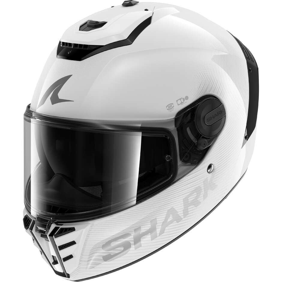 Casco Moto Integrale Shark SPARTAN RS SP LYNE Bianco Silver