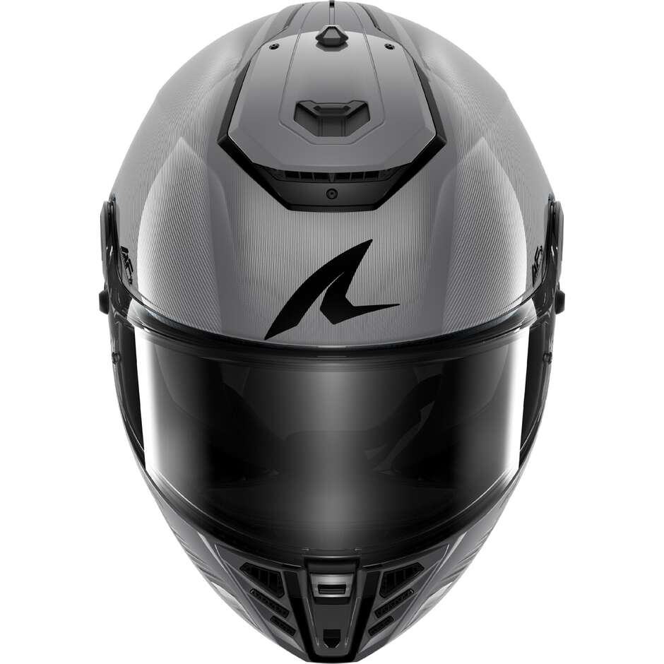 Casco Moto Integrale Shark SPARTAN RS SPEED-TECH Silver Bianco Nero