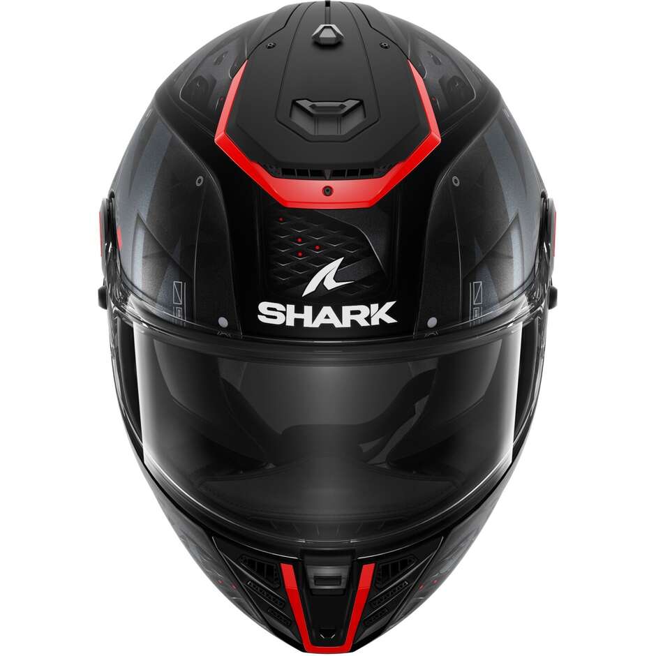 Casco Moto Integrale Shark SPARTAN RS STINGREY Opaco Nero Antracite Rosso