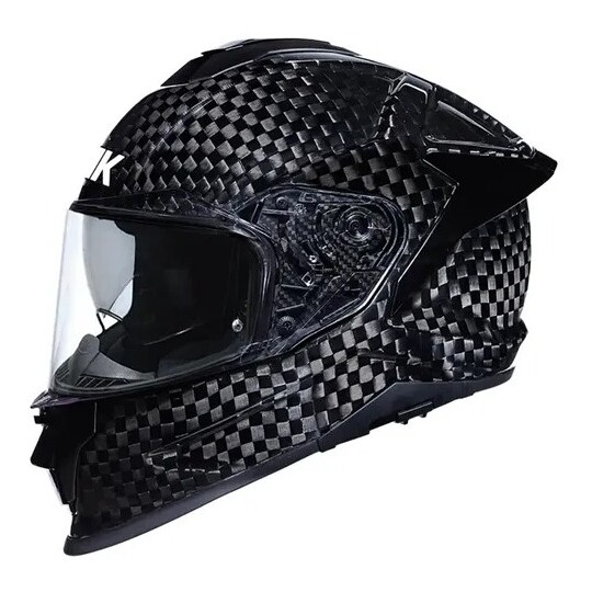 Casco Moto Integrale Titan Carbon Solid GLCA200 taglia M