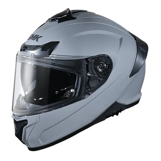 Casco Moto Integrale Typhoon Solid MA600 Grigio chiaro taglia XL