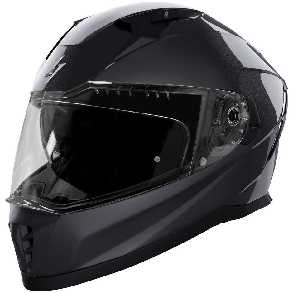 Casco Moto Integrale Stormer BLASTER Nero Perla