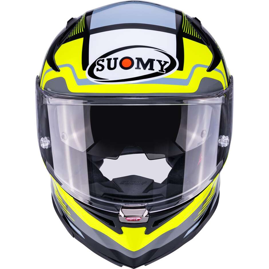 Suomy SPEEDSTAR 2 PARALLAX Integralhelm für Motorrad, Gelb