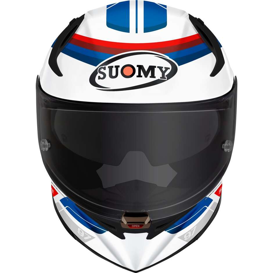 Casco Moto Integrale Suomy SPEEDSTAR 2 VANTAGE Bianco Blu