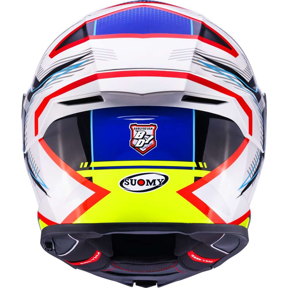 Casco Moto Integrale Suomy  STELLAR 2 BLACKSTAR Bianco Blu