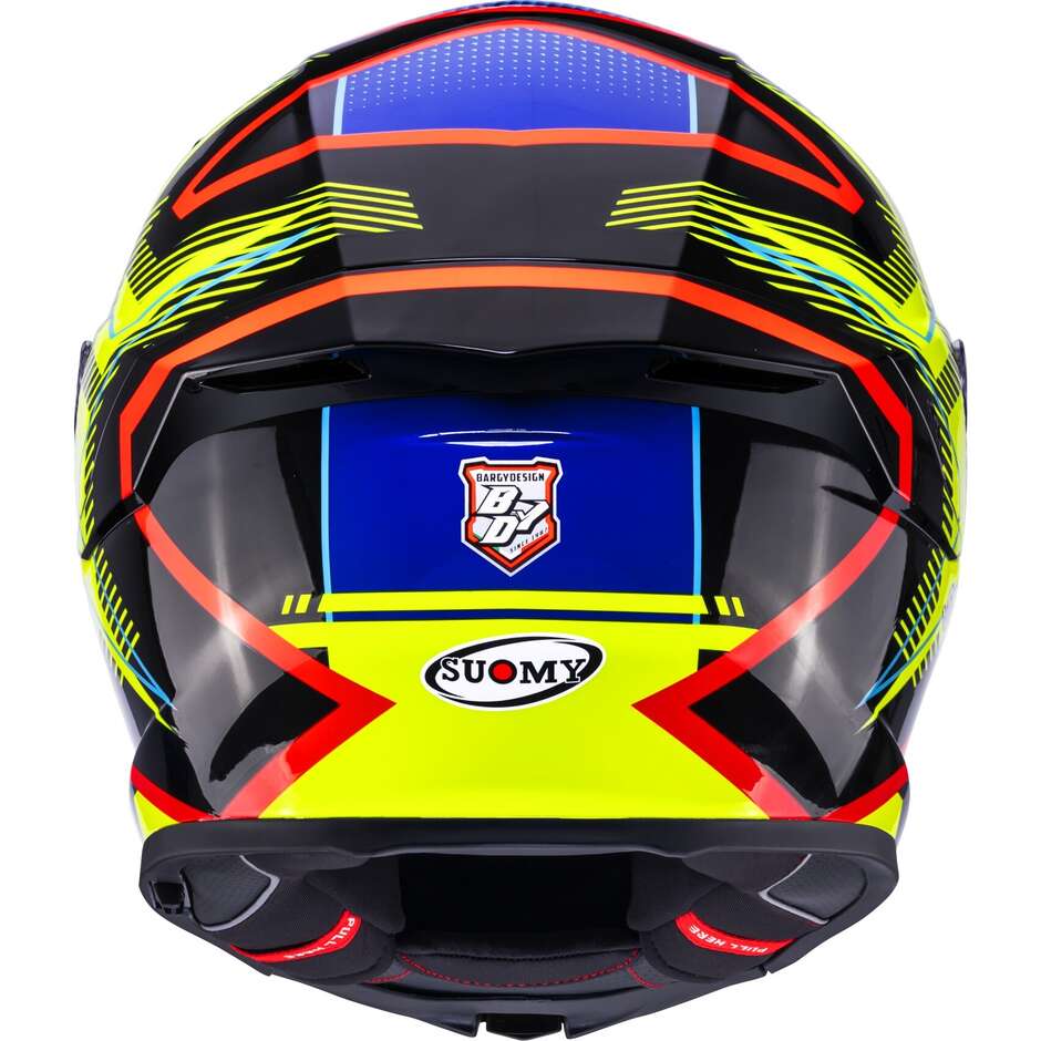 Casco Moto Integrale Suomy  STELLAR 2 BLACKSTAR Blu Giallo