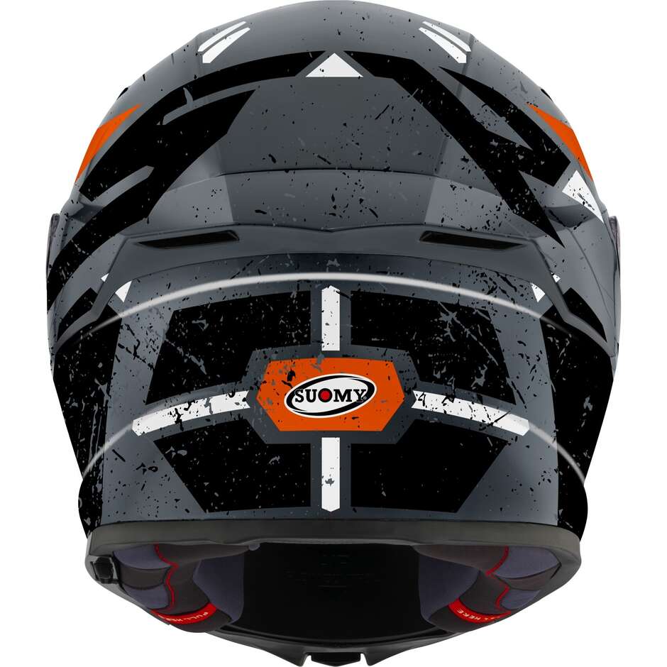 Casco Moto Integrale Suomy STELLAR 2 ENTROPY Opaco Arancio