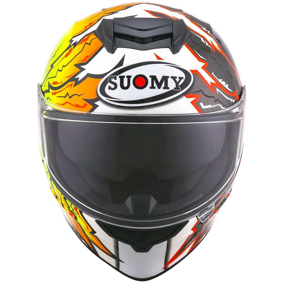 Casco Moto Integrale Suomy STELLAR APACHE Bianco Nero 