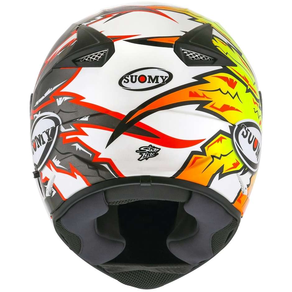 Casco Moto Integrale Suomy STELLAR APACHE Bianco Nero 