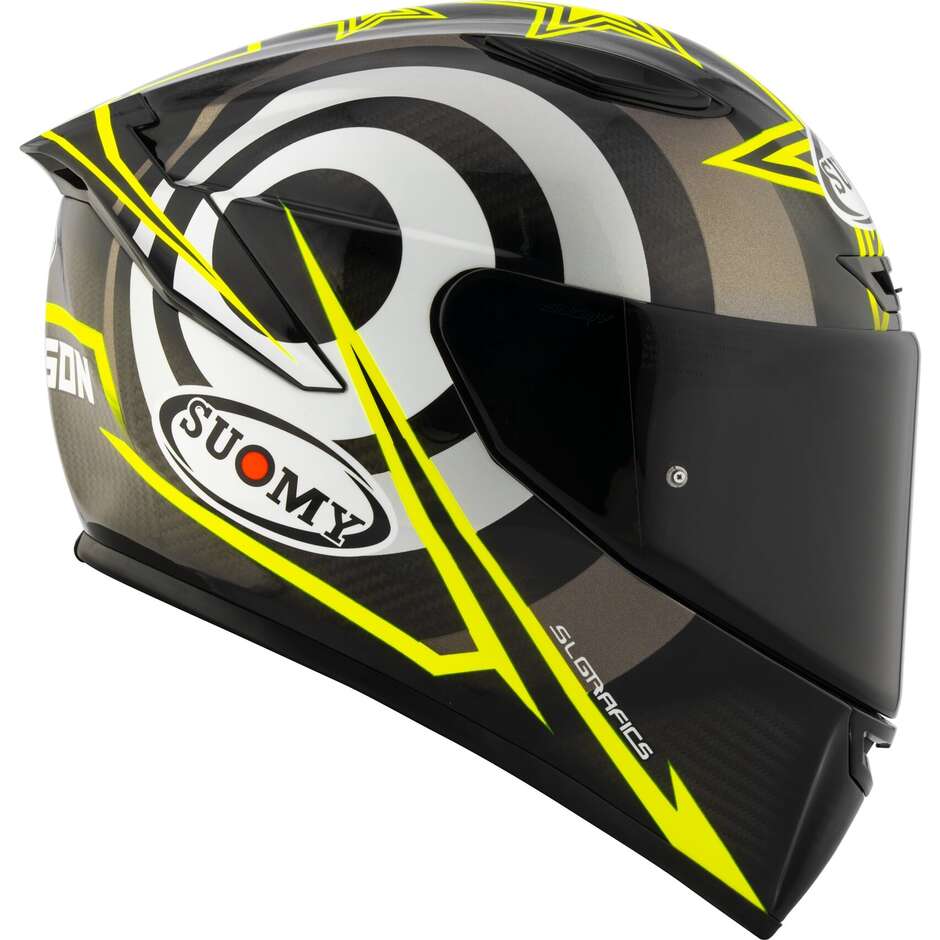 Casco Moto Integrale Suomy TX-PRO NEIL HODGSON Replica Carbon Base
