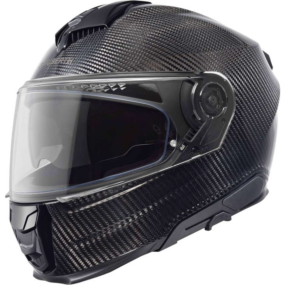 Casco Moto Integrale Touring Schuberth S3 CARBON Nero Lucido