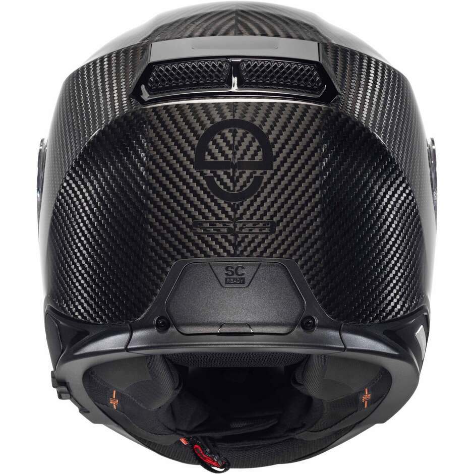 Casco Moto Integrale Touring Schuberth S3 CARBON Nero Lucido