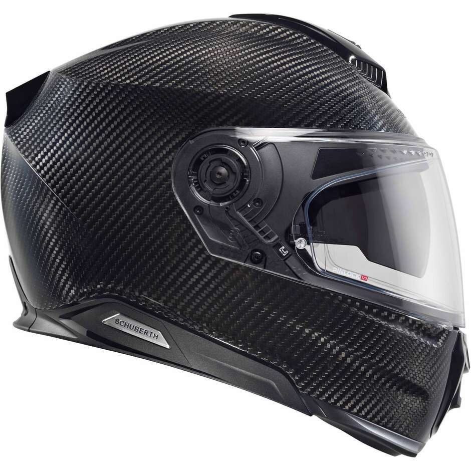 Casco Moto Integrale Touring Schuberth S3 CARBON Nero Lucido