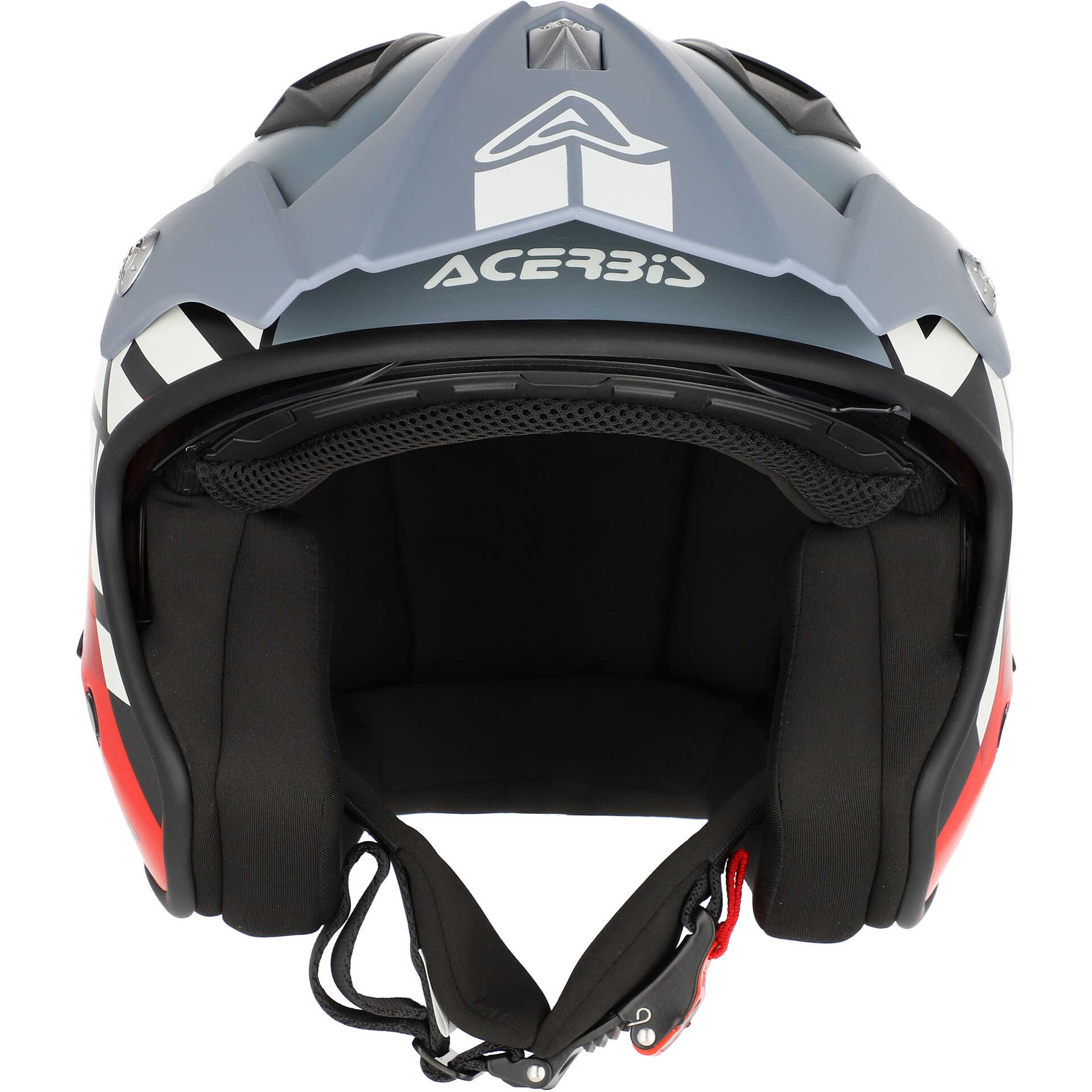 Casco Moto Integrale Adventure Acerbis FLIP FS-606 Nero Grigio Vendita